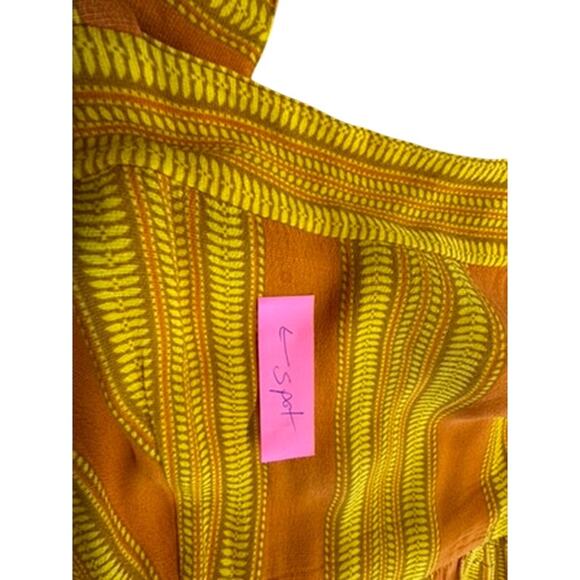 "A LOVE'S A" Tie Strap Tier Sundress SZ M Babydoll Boho Summer Fairy Core Flowy - Picture 12 of 16